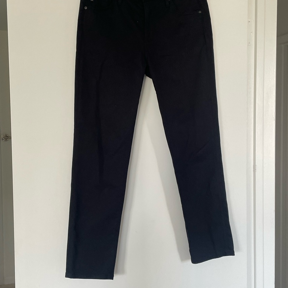 AG Adriano Goldschmied Black Prima Crop Pants